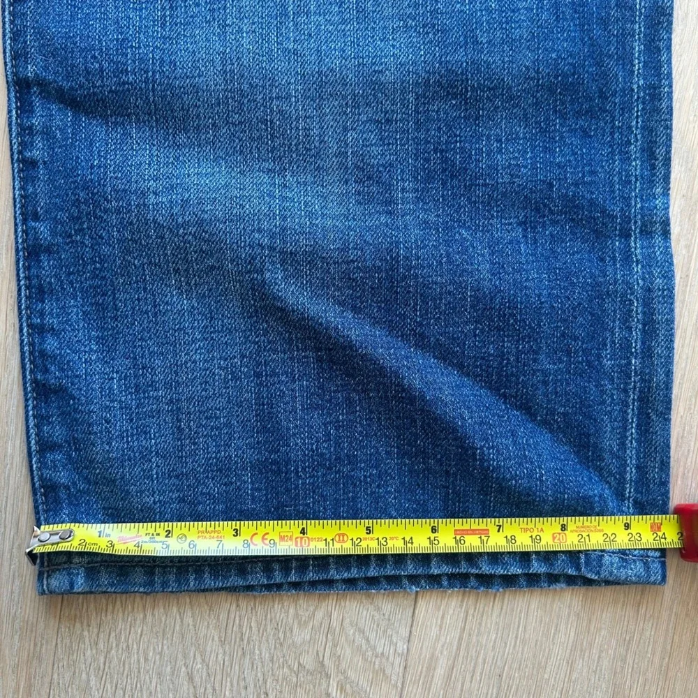 7 For All Mankind Relaxed Jeans 36 USA Blue Ghost ATC521942N Straight Leg Denim